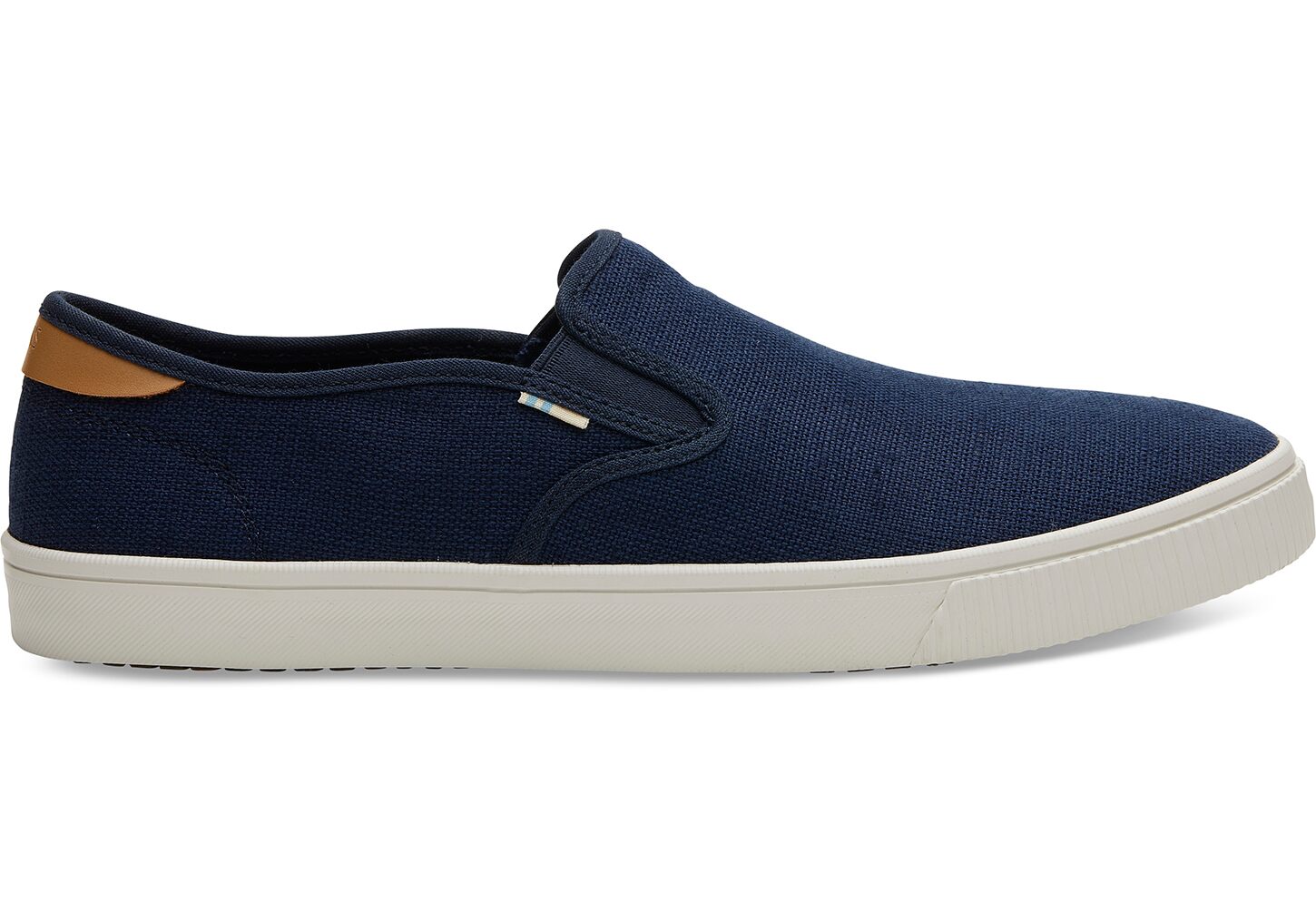 Toms Baja Topanga Heritage Canvas - Mens Slip Ons - Navy - NZ - 745912EKQ